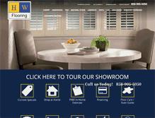 Tablet Screenshot of hwflooring.net